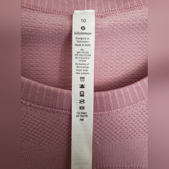 Lulumon Swiftly Speed LS Top - Picture 3 of 3